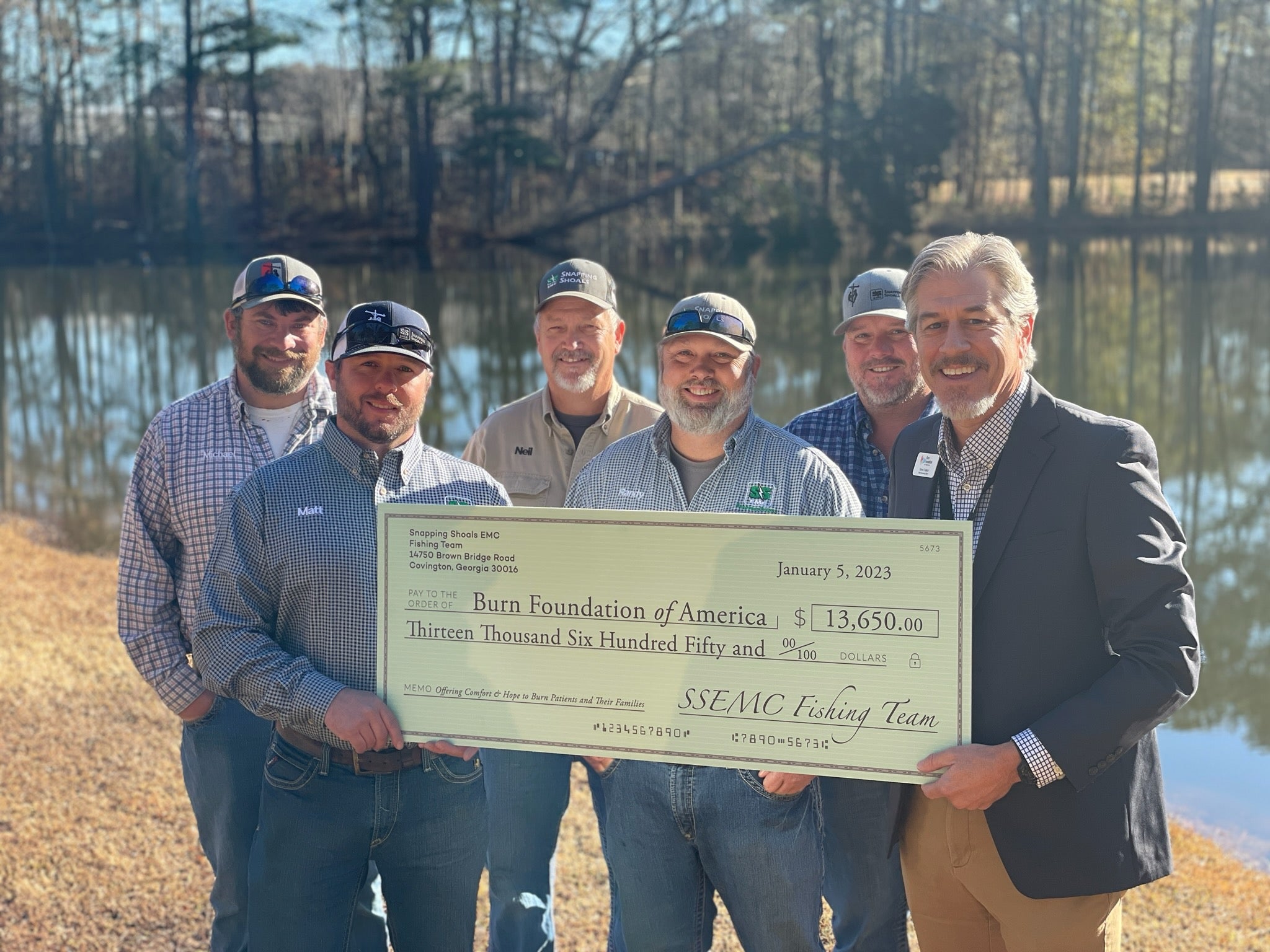 Linemen Raise Funds for Burn Foundation Snapping Shoals EMC